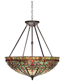 Corazon Bronze 25wide Robert Louis Tiffany Pendant Light